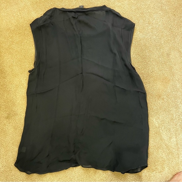 Acrobat black sleeveless blouse, size L - Picture 7 of 9